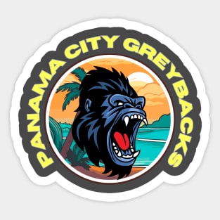 Panama City greybacks Sticker